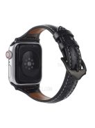 Glitter Powder Decor PU Leather Watch Strap for Apple Watch Series 10 42mm / 9 8 7 41mm / 6 5 4 SE SE (2022) SE (2023) 40mm / 3 2 1 38mm - Black