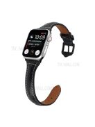 Glitter Powder Decor PU Leather Watch Strap for Apple Watch Series 10 42mm / 9 8 7 41mm / 6 5 4 SE SE (2022) SE (2023) 40mm / 3 2 1 38mm - Black