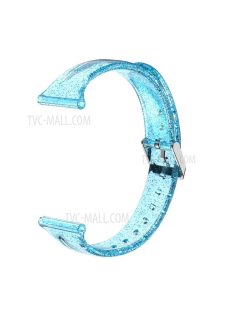   Glitter Powder TPU Watch Strap for Apple Watch Series 10 42mm / 9 8 7 41mm / 6 5 4 SE SE (2022) SE (2023) 40mm / 3 2 1 38mm - Baby Blue