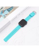 Grids Texture Nylon Strap for Apple Watch 10 46mm / Ultra 2 / Ultra 49mm / 9 8 7 45mm / SE (2023) SE (2022) SE 6 5 4 44mm / 3 2 1 42mm Wrist Band - Baby Blue