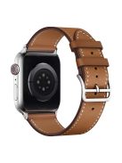 IMAK PG1 Series For Apple Watch Series 10 42mm / 9 8 7 41mm / 6 5 4 SE SE (2022) SE (2023) 40mm / 3 2 1 38mm PU Leather Replacement Strap Adjustable Wrist Band - Brown