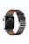 IMAK PG1 Series PU Leather Smart Watch Strap Wrist Band for Apple Watch Series 10 42mm / 9 8 7 41mm / 6 5 4 SE SE (2022) SE (2023) 40mm / 3 2 1 38mm - Black