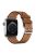 IMAK PG1 Series PU Leather Watchband Adjustable Watch Strap for Apple Watch Series 10 46mm / Ultra 2 Ultra 49mm / 9 8 7 45mm / SE (2023) SE (2022) SE 6 5 4 44mm / 3 2 1 42mm - Brown