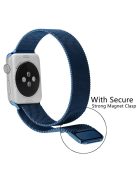 JLT Magnetic Milanese Stainless Steel Watch Band Wrist Strap for Apple Watch Series 10 42mm / 9 8 7 41mm / 6 5 4 SE SE (2022) SE (2023) 40mm / 3 2 1 38mm  - Blue