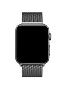 JLT Magnetic Milanese Stainless Steel Watch Band Wrist Strap for Apple Watch Series 10 42mm / 9 8 7 41mm / 6 5 4 SE SE (2022) SE (2023) 40mm / 3 2 1 38mm  - Dark Grey