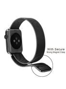 JLT Magnetic Milanese Stainless Steel Watch Band Wrist Strap for Apple Watch Series 10 42mm / 9 8 7 41mm / 6 5 4 SE SE (2022) SE (2023) 40mm / 3 2 1 38mm  - Dark Grey