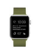 JLT Magnetic Milanese Stainless Steel Watch Band Wrist Strap for Apple Watch Series 10 42mm / 9 8 7 41mm / 6 5 4 SE SE (2022) SE (2023) 40mm / 3 2 1 38mm  - Green