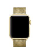 JLT Magnetic Milanese Stainless Steel Watch Band Wrist Strap for Apple Watch Series 10 42mm / 9 8 7 41mm / 6 5 4 SE SE (2022) SE (2023) 40mm / 3 2 1 38mm  - Mocha Gold