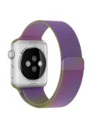 JLT Magnetic Milanese Stainless Steel Watch Band Wrist Strap for Apple Watch Series 10 42mm / 9 8 7 41mm / 6 5 4 SE SE (2022) SE (2023) 40mm / 3 2 1 38mm  - Multi-Color