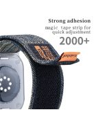 KALEBOL Denim Watch Strap for Apple Watch 10 46mm / Ultra 2 / Ultra 49mm / 9 8 7 45mm / SE (2023) SE (2022) SE 6 5 4 44mm / 3 2 1 42mm Magic Tape Band - Apricot