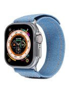 KALEBOL Denim Watch Strap for Apple Watch 10 46mm / Ultra 2 / Ultra 49mm / 9 8 7 45mm / SE (2023) SE (2022) SE 6 5 4 44mm / 3 2 1 42mm Magic Tape Band - Baby Blue