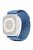 KALEBOL Denim Watch Strap for Apple Watch 10 46mm / Ultra 2 / Ultra 49mm / 9 8 7 45mm / SE (2023) SE (2022) SE 6 5 4 44mm / 3 2 1 42mm Magic Tape Band - Sapphire