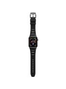 KALEBOL For Apple Watch 10 46mm / Ultra 2 / Ultra 49mm / 9 8 7 45mm / SE (2023) SE (2022) SE 6 5 4 44mm / 3 2 1 42mm  Watch Bracelet - Black / Black Buckle