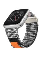 KALEBOL For Apple Watch 10 46mm / Ultra 2 / Ultra 49mm / 9 8 7 45mm / SE (2023) SE (2022) SE 6 5 4 44mm / 3 2 1 42mm Breathable Magic Tape Nylon Strap - Houndstooth