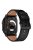 KALEBOL For Apple Watch 10 46mm / Ultra 2 / Ultra 49mm / 9 8 7 45mm / SE (2023) SE (2022) SE 6 5 4 44mm / 3 2 1 42mm Cowhide Leather Band - Black+Black