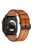 KALEBOL For Apple Watch 10 46mm / Ultra 2 / Ultra 49mm / 9 8 7 45mm / SE (2023) SE (2022) SE 6 5 4 44mm / 3 2 1 42mm Cowhide Leather Band - Black+Brown