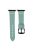 KALEBOL For Apple Watch 10 46mm / Ultra 2 / Ultra 49mm / 9 8 7 45mm / SE (2023) SE (2022) SE 6 5 4 44mm / 3 2 1 42mm Cross-Stitch Leather Strap - Green