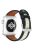 KALEBOL For Apple Watch 10 46mm / Ultra 2 / Ultra 49mm / 9 8 7 45mm / SE (2023) SE (2022) SE 6 5 4 44mm / 3 2 1 42mm Dual Color Watch Band - Black+White