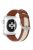 KALEBOL For Apple Watch 10 46mm / Ultra 2 / Ultra 49mm / 9 8 7 45mm / SE (2023) SE (2022) SE 6 5 4 44mm / 3 2 1 42mm Dual Color Watch Band - Red Brown+White