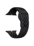 KALEBOL For Apple Watch 10 46mm / Ultra 2 / Ultra 49mm / 9 8 7 45mm / SE (2023) SE (2022) SE 6 5 4 44mm / 3 2 1 42mm Fluorubber Watch Band - Black