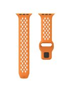 KALEBOL For Apple Watch 10 46mm / Ultra 2 / Ultra 49mm / 9 8 7 45mm / SE (2023) SE (2022) SE 6 5 4 44mm / 3 2 1 42mm Fluorubber Watch Band - Orange