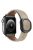 KALEBOL For Apple Watch 10 46mm / Ultra 2 / Ultra 49mm / 9 8 7 45mm / SE (2023) SE (2022) SE 6 5 4 44mm / 3 2 1 42mm Genuine Cow Leather Band -  Apricot