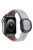 KALEBOL For Apple Watch 10 46mm / Ultra 2 / Ultra 49mm / 9 8 7 45mm / SE (2023) SE (2022) SE 6 5 4 44mm / 3 2 1 42mm Genuine Cow Leather Band -  Light Grey