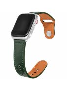 KALEBOL For Apple Watch 10 46mm / Ultra 2 / Ultra 49mm / 9 8 7 45mm / SE (2023) SE (2022) SE 6 5 4 44mm / 3 2 1 42mm Genuine Cow Leather Strap - Green