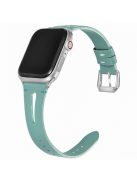 KALEBOL For Apple Watch 10 46mm / Ultra 2 / Ultra 49mm / 9 8 7 45mm / SE (2023) SE (2022) SE 6 5 4 44mm / 3 2 1 42mm Genuine Cow Leather Strap - Green