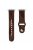 KALEBOL For Apple Watch 10 46mm / Ultra 2 / Ultra 49mm / 9 8 7 45mm / SE (2023) SE (2022) SE 6 5 4 44mm / 3 2 1 42mm Genuine Cow Leather Strap - Red Brown