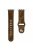 KALEBOL For Apple Watch 10 46mm / Ultra 2 / Ultra 49mm / 9 8 7 45mm / SE (2023) SE (2022) SE 6 5 4 44mm / 3 2 1 42mm Genuine Cow Leather Strap - Yellow Brown