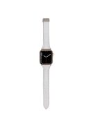 KALEBOL For Apple Watch 10 46mm / Ultra 2 / Ultra 49mm / 9 8 7 45mm / SE (2023) SE (2022) SE 6 5 4 44mm / 3 2 1 42mm Genuine Leather Watch Band - White