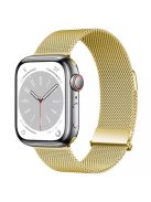 KALEBOL For Apple Watch 10 46mm / Ultra 2 / Ultra 49mm / 9 8 7 45mm / SE (2023) SE (2022) SE 6 5 4 44mm / 3 2 1 42mm Milanese Magnetic Watch Strap - Gold