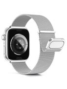 KALEBOL For Apple Watch 10 46mm / Ultra 2 / Ultra 49mm / 9 8 7 45mm / SE (2023) SE (2022) SE 6 5 4 44mm / 3 2 1 42mm Milanese Magnetic Watch Strap - Silver