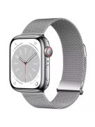 KALEBOL For Apple Watch 10 46mm / Ultra 2 / Ultra 49mm / 9 8 7 45mm / SE (2023) SE (2022) SE 6 5 4 44mm / 3 2 1 42mm Milanese Magnetic Watch Strap - Silver