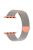 KALEBOL For Apple Watch 10 46mm / Ultra 2 / Ultra 49mm / 9 8 7 45mm / SE (2023) SE (2022) SE 6 5 4 44mm / 3 2 1 42mm Milanese Metal Watch Band - Starlight / Orange