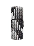 KALEBOL For Apple Watch 10 46mm / Ultra 2 / Ultra 49mm / 9 8 7 45mm / SE (2023) SE (2022) SE 6 5 4 44mm / 3 2 1 42mm Nylon Braided Watch Strap - Black Grey