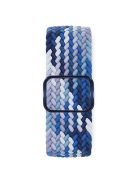 KALEBOL For Apple Watch 10 46mm / Ultra 2 / Ultra 49mm / 9 8 7 45mm / SE (2023) SE (2022) SE 6 5 4 44mm / 3 2 1 42mm Nylon Braided Watch Strap - Blueberry