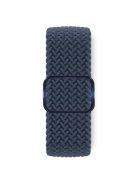 KALEBOL For Apple Watch 10 46mm / Ultra 2 / Ultra 49mm / 9 8 7 45mm / SE (2023) SE (2022) SE 6 5 4 44mm / 3 2 1 42mm Nylon Braided Watch Strap - Deep Blue