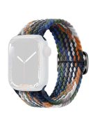 KALEBOL For Apple Watch 10 46mm / Ultra 2 / Ultra 49mm / 9 8 7 45mm / SE (2023) SE (2022) SE 6 5 4 44mm / 3 2 1 42mm Nylon Braided Watch Strap - Denim Multi-Color