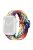 KALEBOL For Apple Watch 10 46mm / Ultra 2 / Ultra 49mm / 9 8 7 45mm / SE (2023) SE (2022) SE 6 5 4 44mm / 3 2 1 42mm Nylon Braided Watch Strap - Official Rainbow