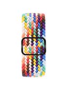 KALEBOL For Apple Watch 10 46mm / Ultra 2 / Ultra 49mm / 9 8 7 45mm / SE (2023) SE (2022) SE 6 5 4 44mm / 3 2 1 42mm Nylon Braided Watch Strap - Official Rainbow