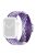 KALEBOL For Apple Watch 10 46mm / Ultra 2 / Ultra 49mm / 9 8 7 45mm / SE (2023) SE (2022) SE 6 5 4 44mm / 3 2 1 42mm Nylon Braided Watch Strap - Purple