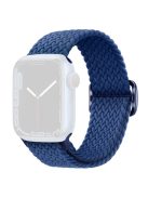 KALEBOL For Apple Watch 10 46mm / Ultra 2 / Ultra 49mm / 9 8 7 45mm / SE (2023) SE (2022) SE 6 5 4 44mm / 3 2 1 42mm Nylon Braided Watch Strap - Sea Blue