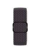 KALEBOL For Apple Watch 10 46mm / Ultra 2 / Ultra 49mm / 9 8 7 45mm / SE (2023) SE (2022) SE 6 5 4 44mm / 3 2 1 42mm Nylon Braided Watch Strap - Space Grey