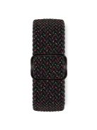 KALEBOL For Apple Watch 10 46mm / Ultra 2 / Ultra 49mm / 9 8 7 45mm / SE (2023) SE (2022) SE 6 5 4 44mm / 3 2 1 42mm Nylon Braided Watch Strap - Starlight Black