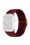 KALEBOL For Apple Watch 10 46mm / Ultra 2 / Ultra 49mm / 9 8 7 45mm / SE (2023) SE (2022) SE 6 5 4 44mm / 3 2 1 42mm Nylon Braided Watch Strap - Wine Red