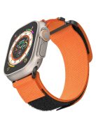 KALEBOL For Apple Watch 10 46mm / Ultra 2 / Ultra 49mm / 9 8 7 45mm / SE (2023) SE (2022) SE 6 5 4 44mm / 3 2 1 42mm Nylon Strap - Orange