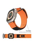 KALEBOL For Apple Watch 10 46mm / Ultra 2 / Ultra 49mm / 9 8 7 45mm / SE (2023) SE (2022) SE 6 5 4 44mm / 3 2 1 42mm Nylon Strap - Orange