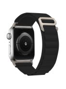 KALEBOL For Apple Watch 10 46mm / Ultra 2 / Ultra 49mm / 9 8 7 45mm / SE (2023) SE (2022) SE 6 5 4 44mm / 3 2 1 42mm Nylon Watch Band - Black